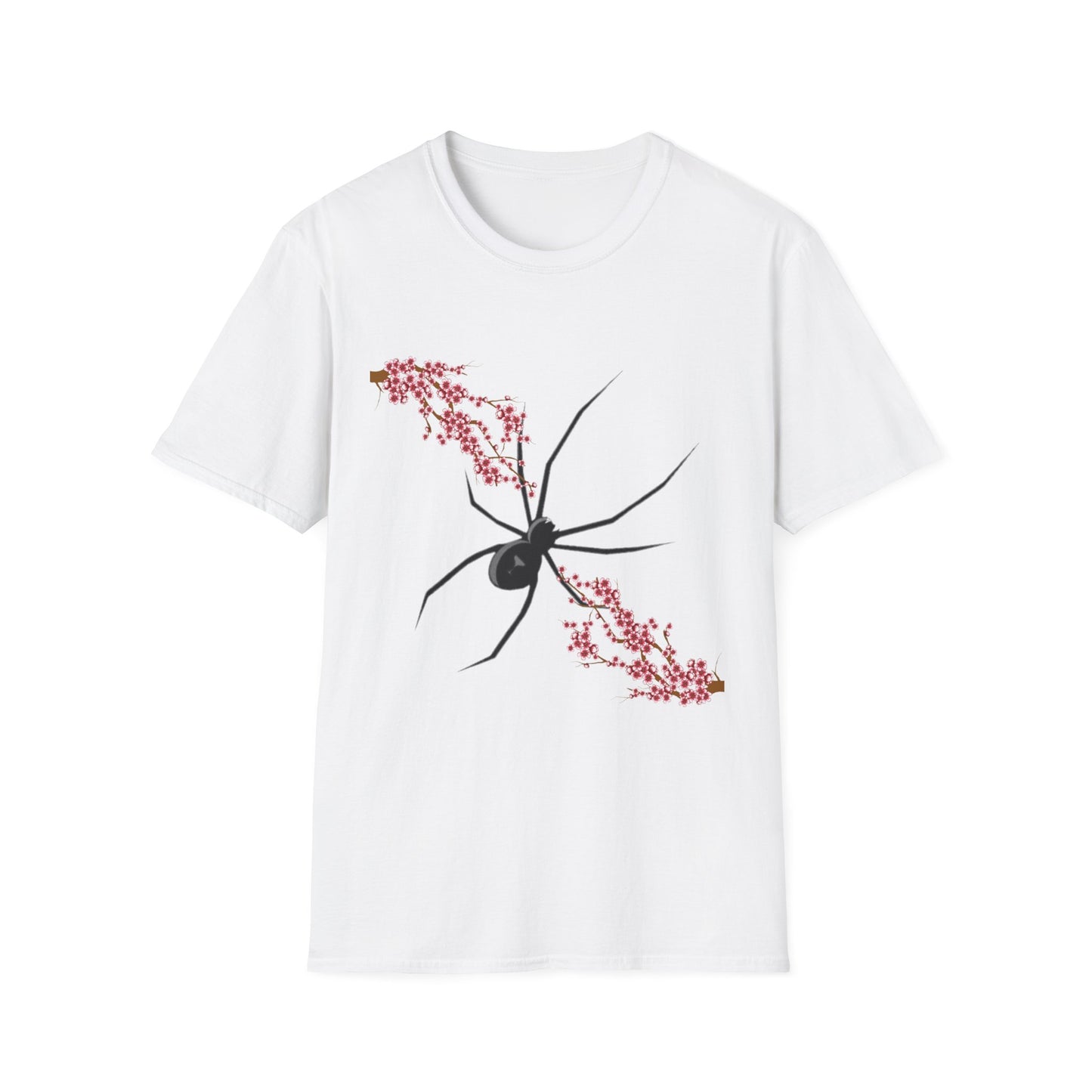 Black Widow & Cherry Blossom T-Shirt
