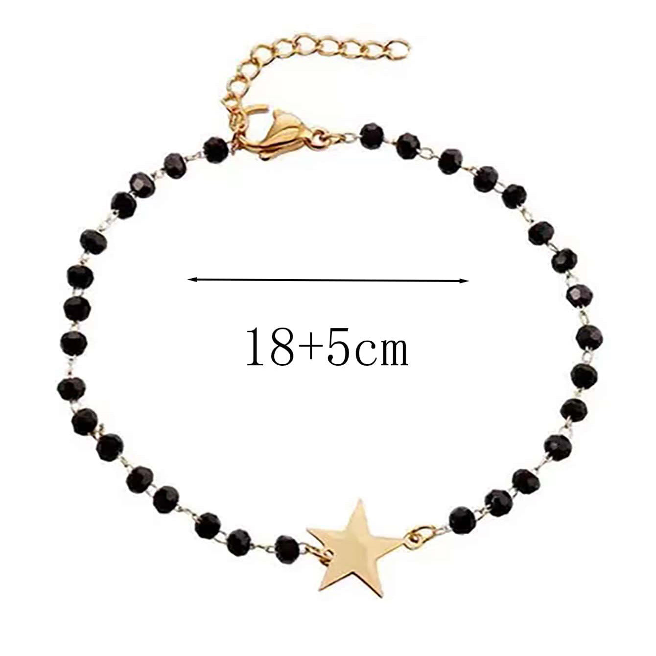 Personalized Cross Obsidian Bracelet